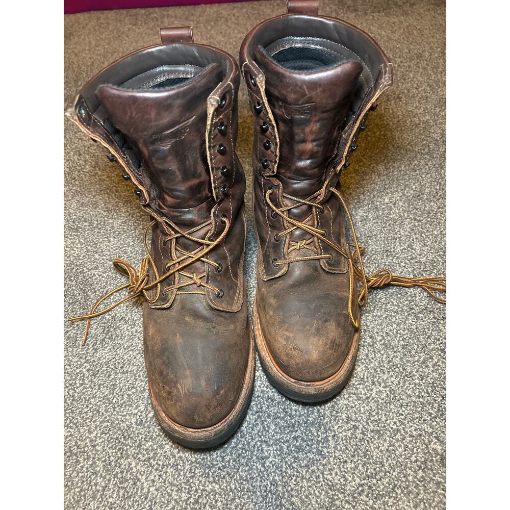 Red Wing Loggermax Boots 4417 Mens 9.5 Insulated Waterproof Safety Steel Toe